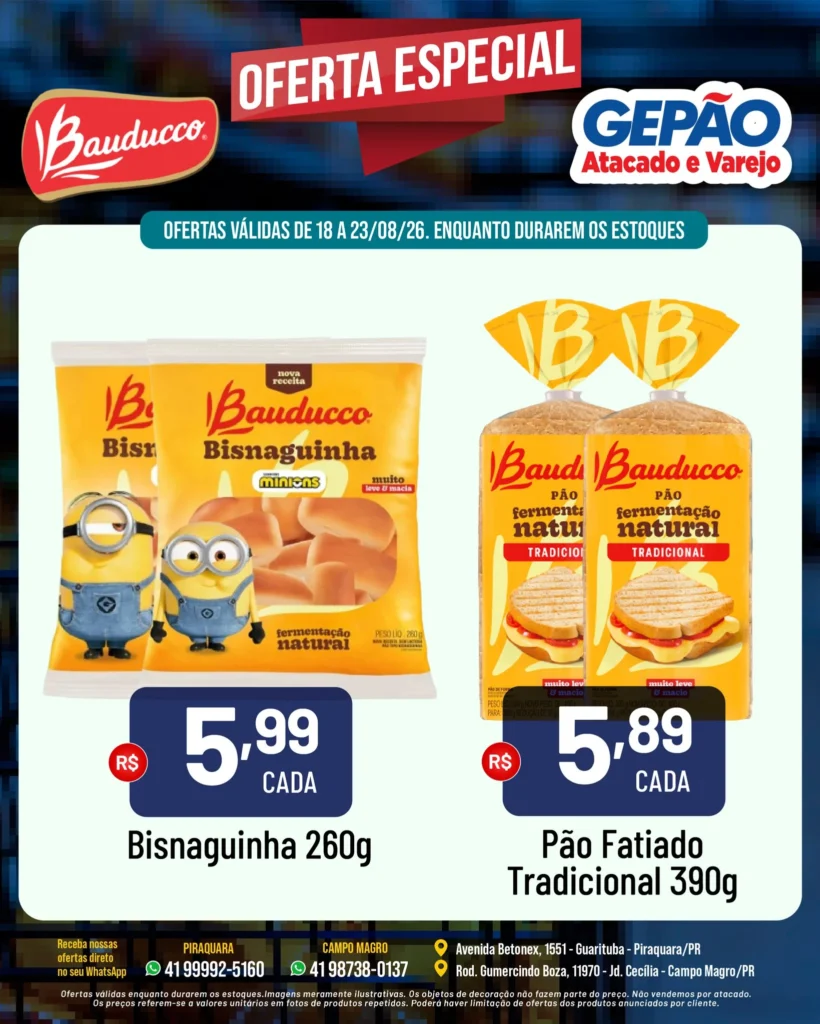 Ofertas GEPÃO – 23/08/2026 Ofertas GEPÃO – 23/08/2026
