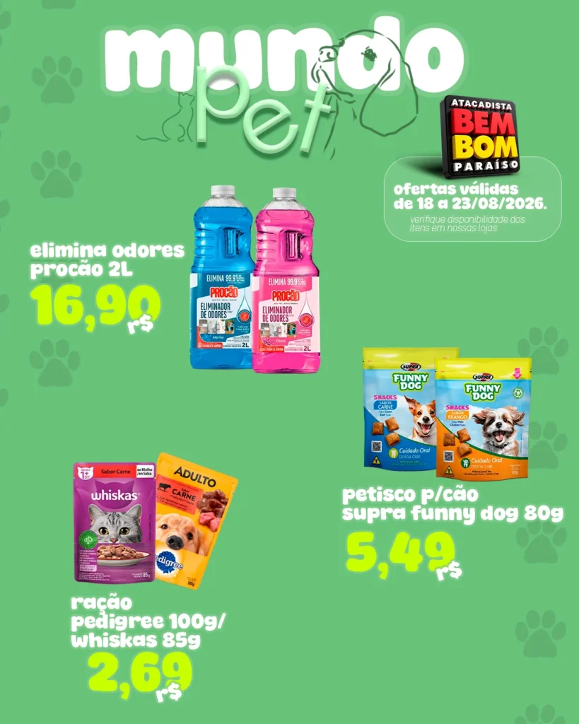 Ofertas Bem Bom Atacadista – 23/08/2026
