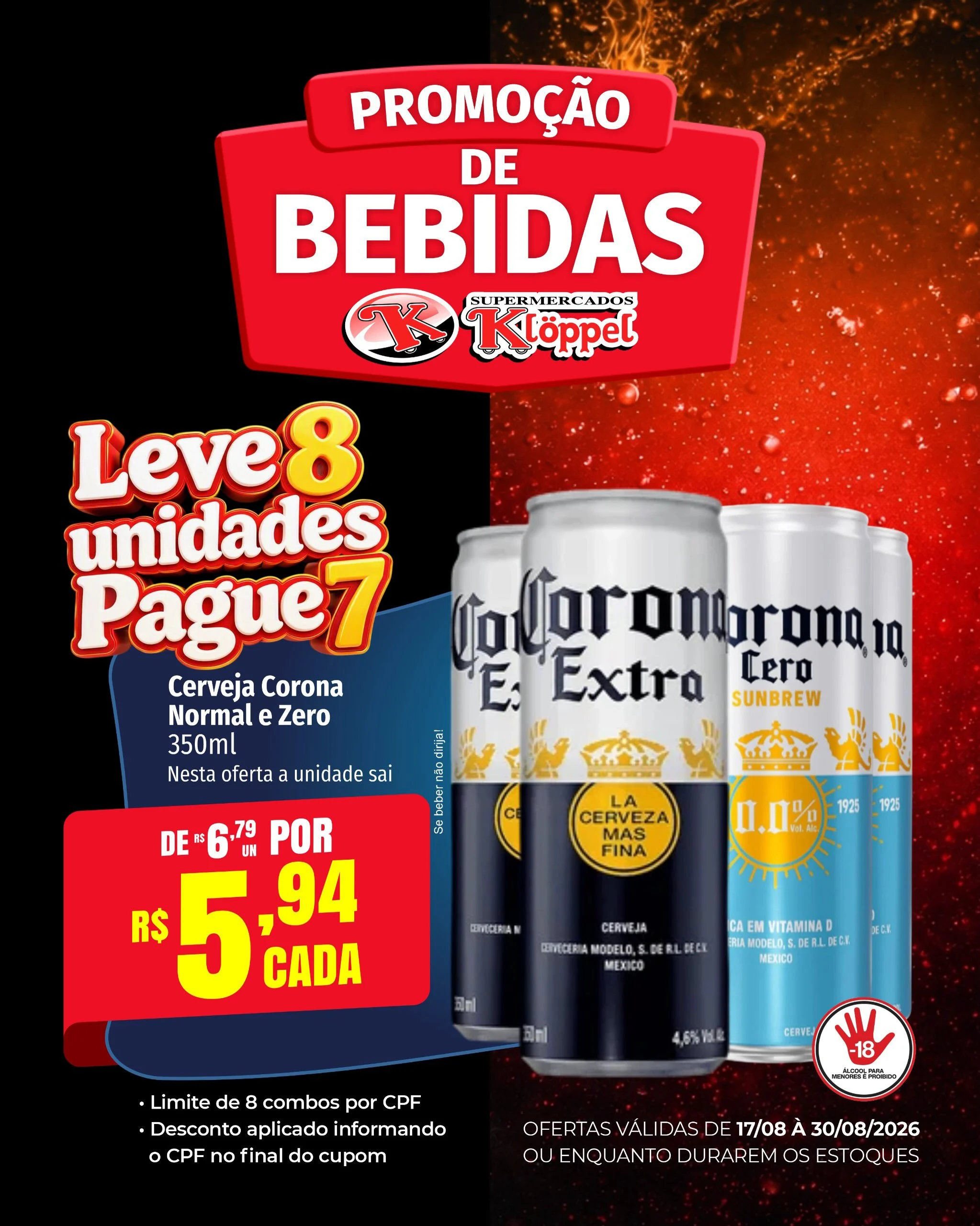 Ofertas Supermercados Klöppel – 18/08/2026 Ofertas Supermercados Klöppel – 18/08/2026