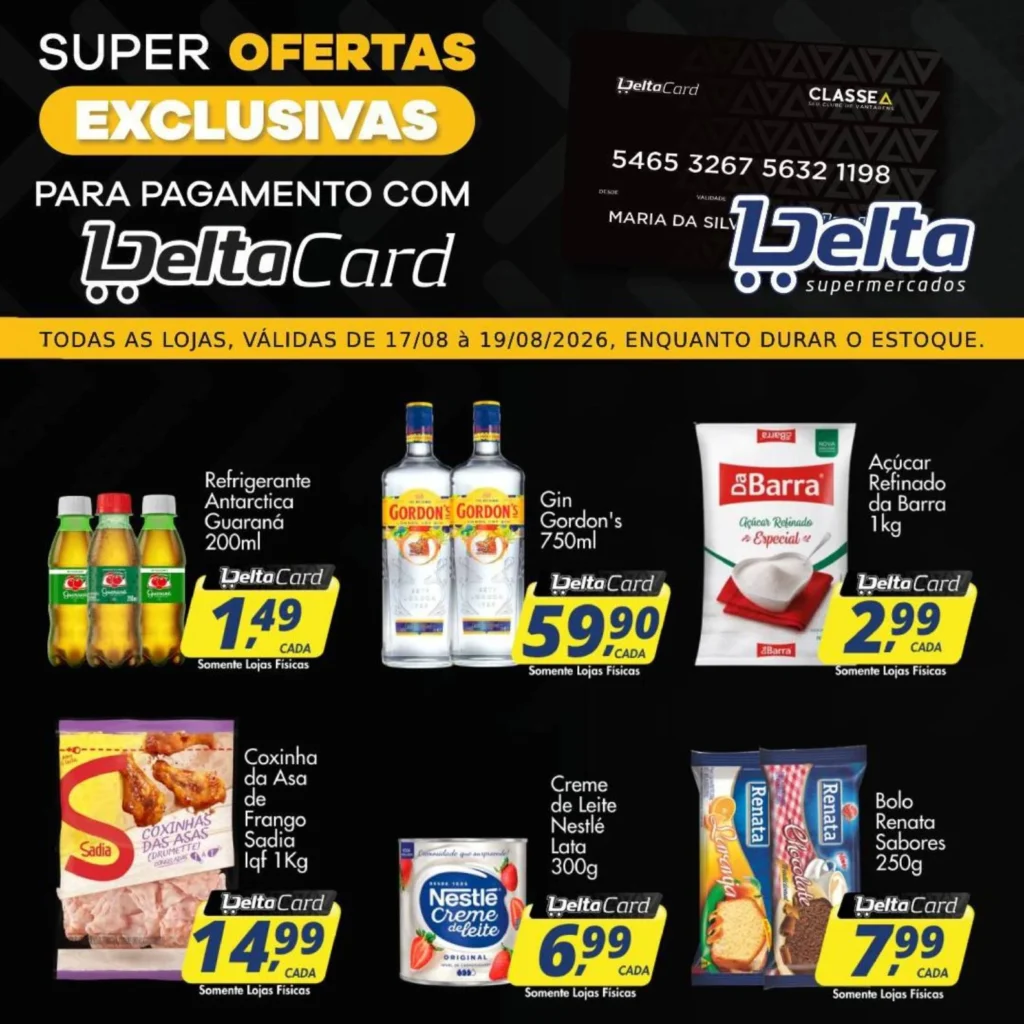 Ofertas Delta Supermercados – 19/08/2026