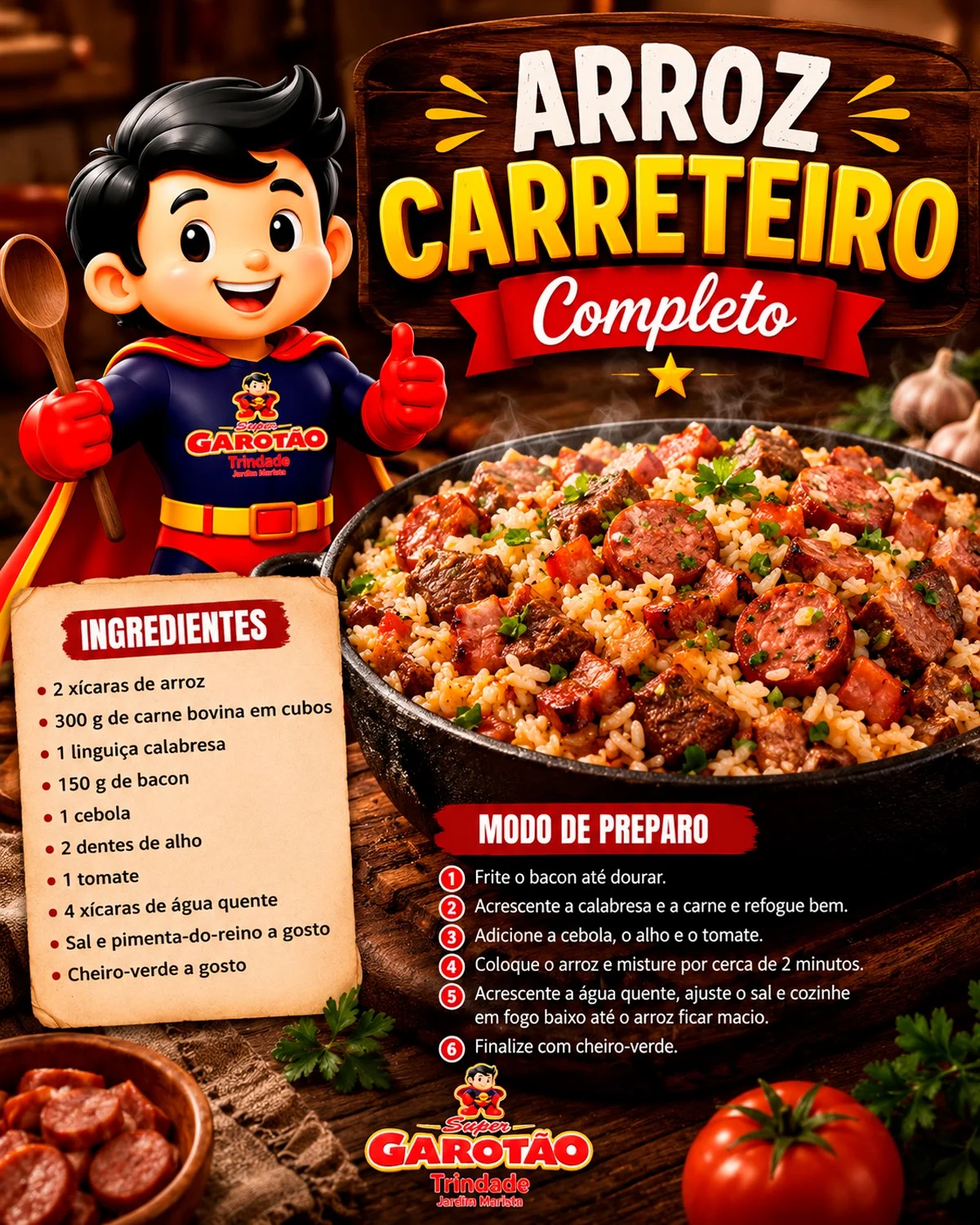Ofertas Supermercado Garotão – 18/08/2026 Ofertas Supermercado Garotão – 18/08/2026