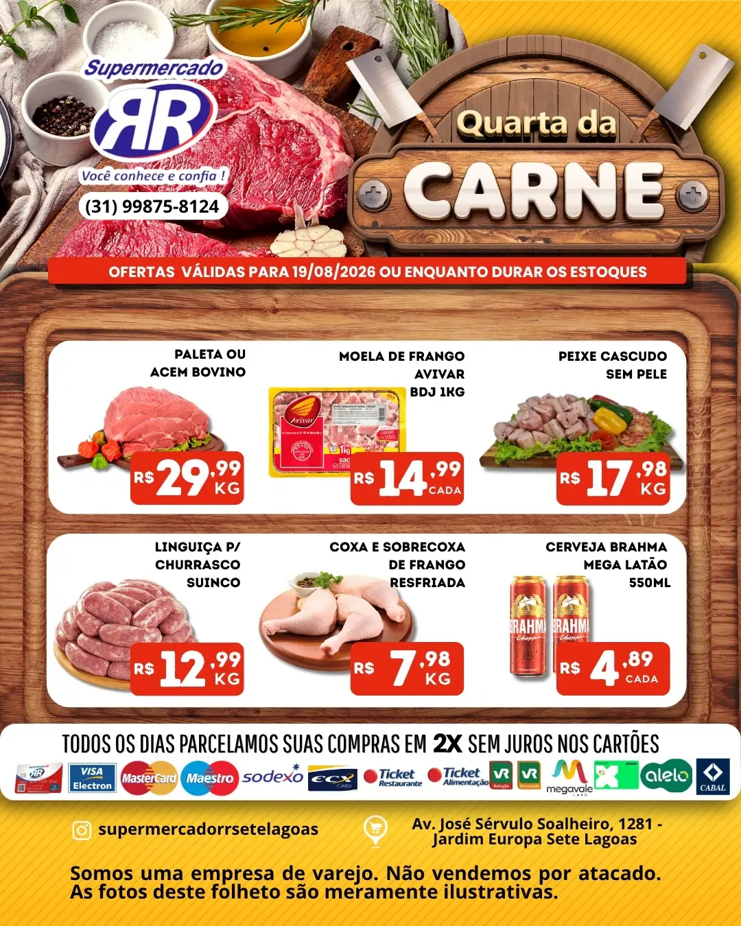 Ofertas Supermercado RR – 19/08/2026 Ofertas Supermercado RR – 19/08/2026