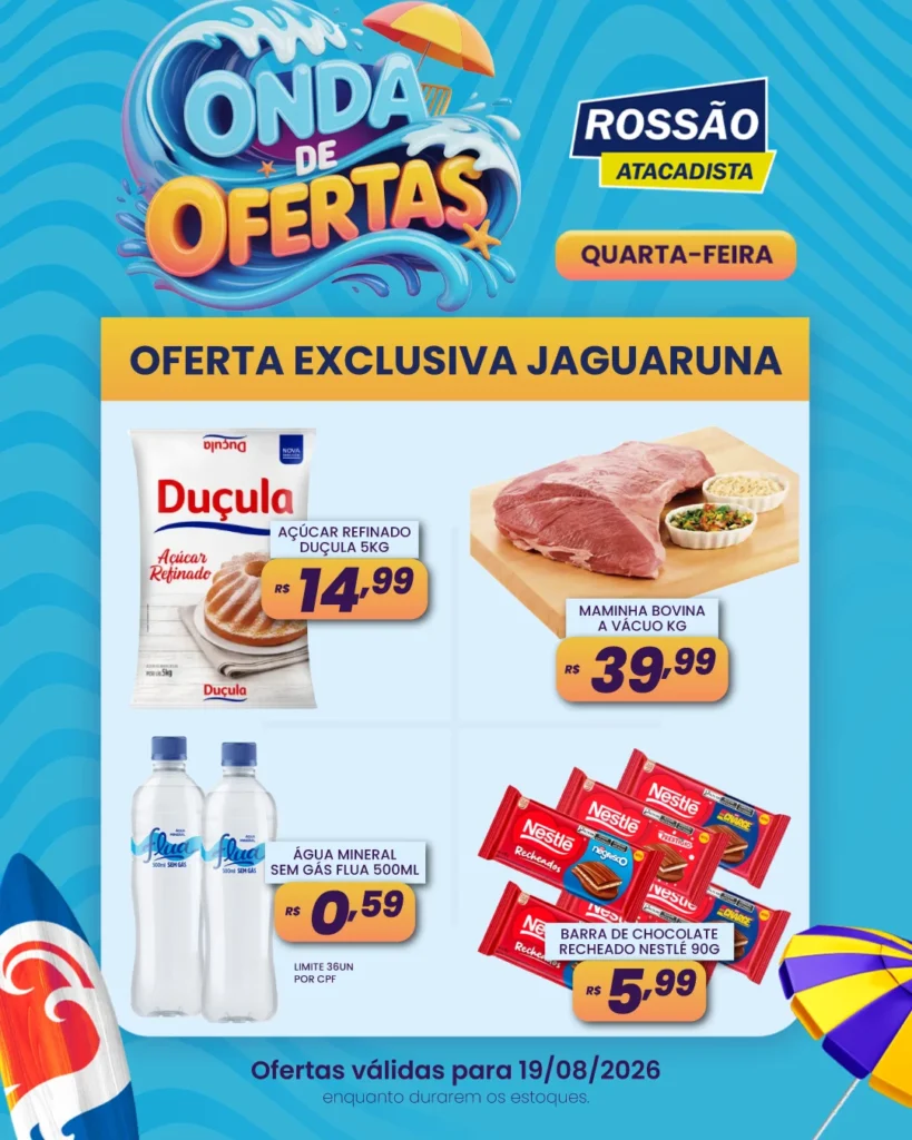 Ofertas Rossão Atacadista – 19/08/2026
