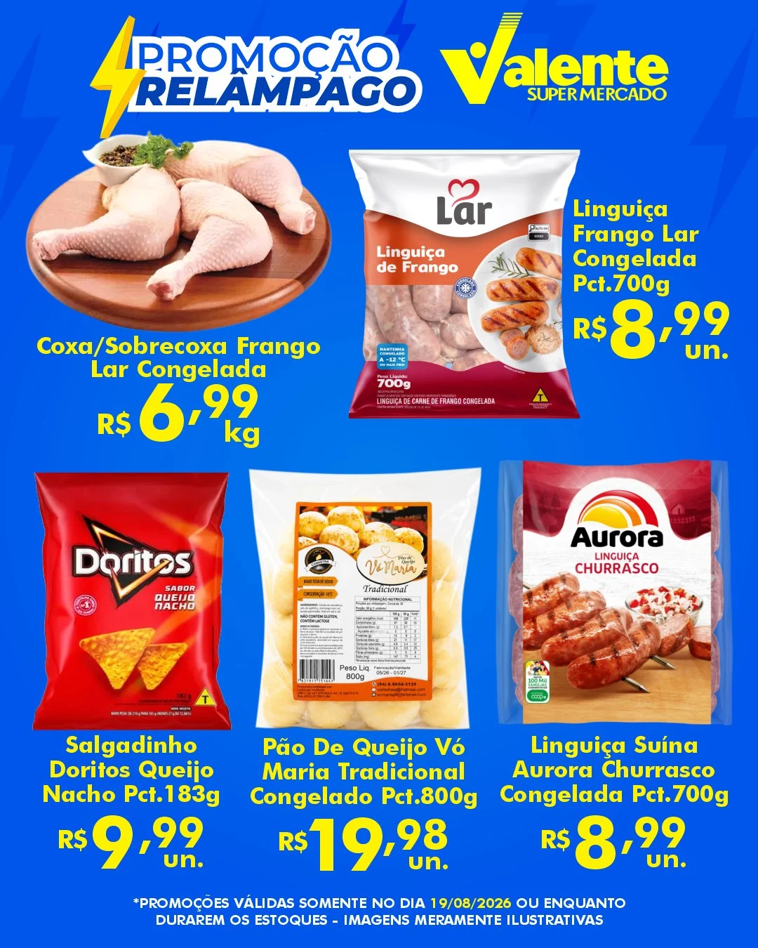 Ofertas Valente Supermercado – 19/08/2026 Ofertas Valente Supermercado – 19/08/2026