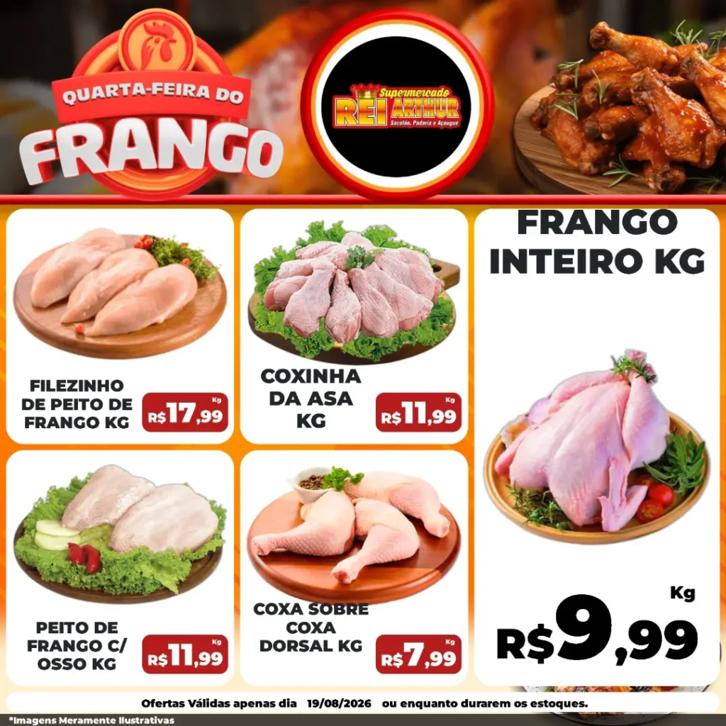 Ofertas Supermercado Rei Arthur💥 – 19/08/2026