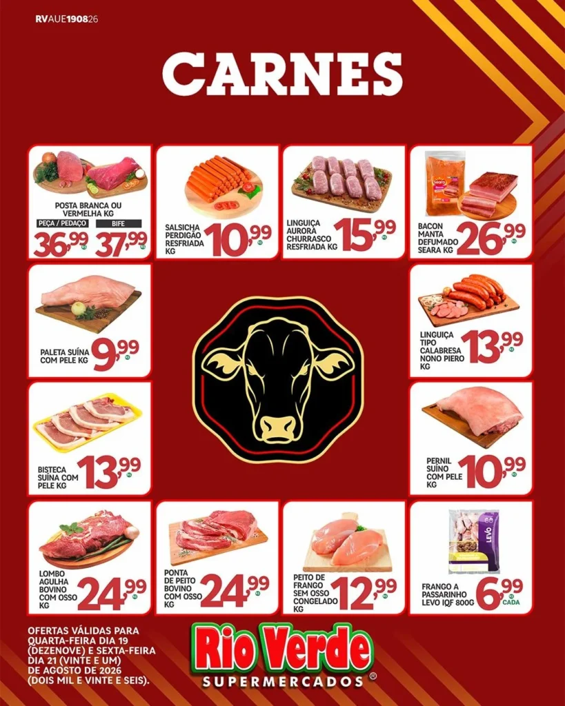 Ofertas Rio Verde Supermercados – 19/08/2026