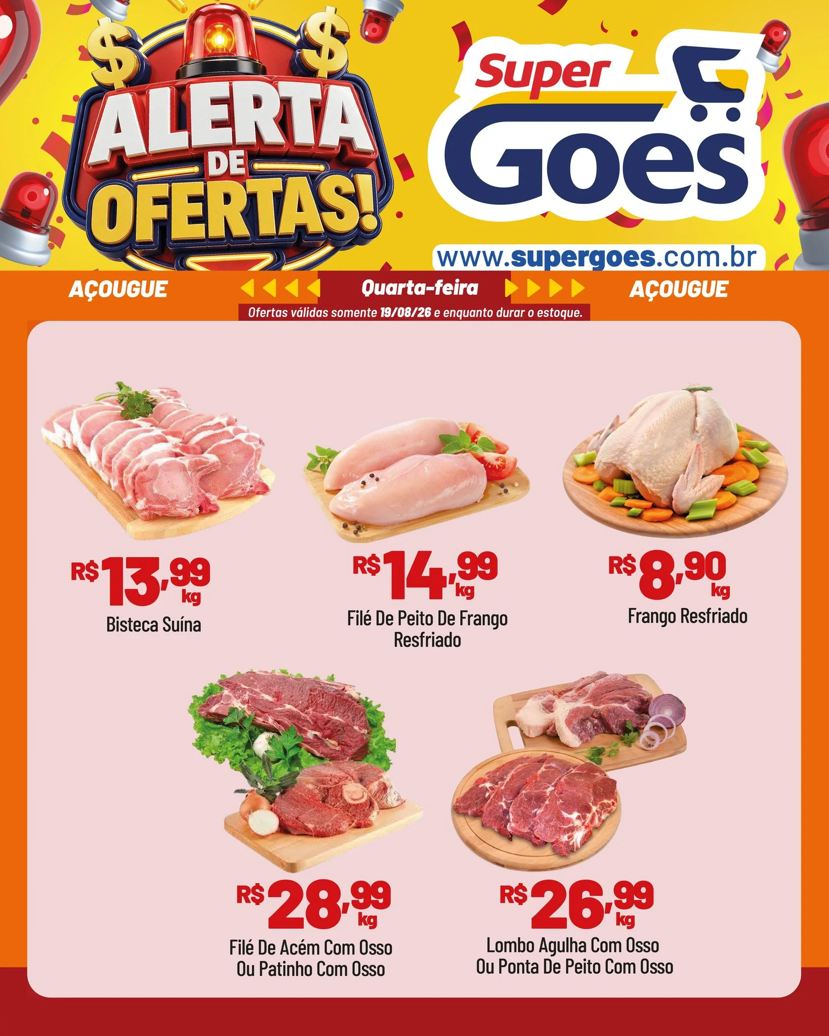 Ofertas Supermercados Goes – 19/08/2026