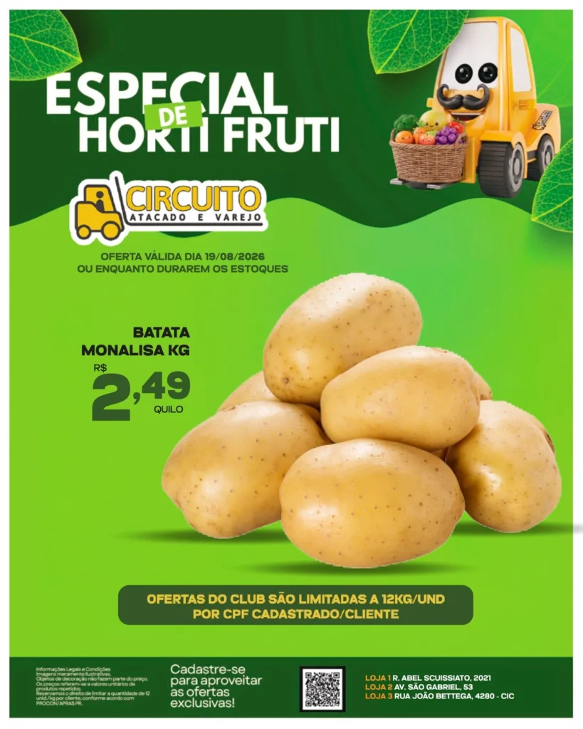Ofertas Circuito Atacado e Varejo – 19/08/2026 Ofertas Circuito Atacado e Varejo – 19/08/2026