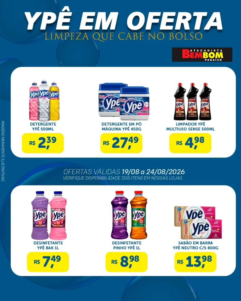Ofertas Bem Bom Atacadista – 24/08/2026