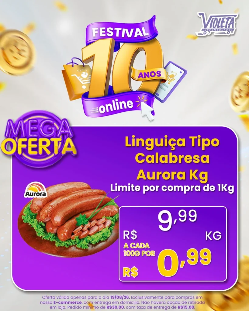 Ofertas Supermercado Violeta Oficial – 19/08/2026 Ofertas Supermercado Violeta Oficial – 19/08/2026