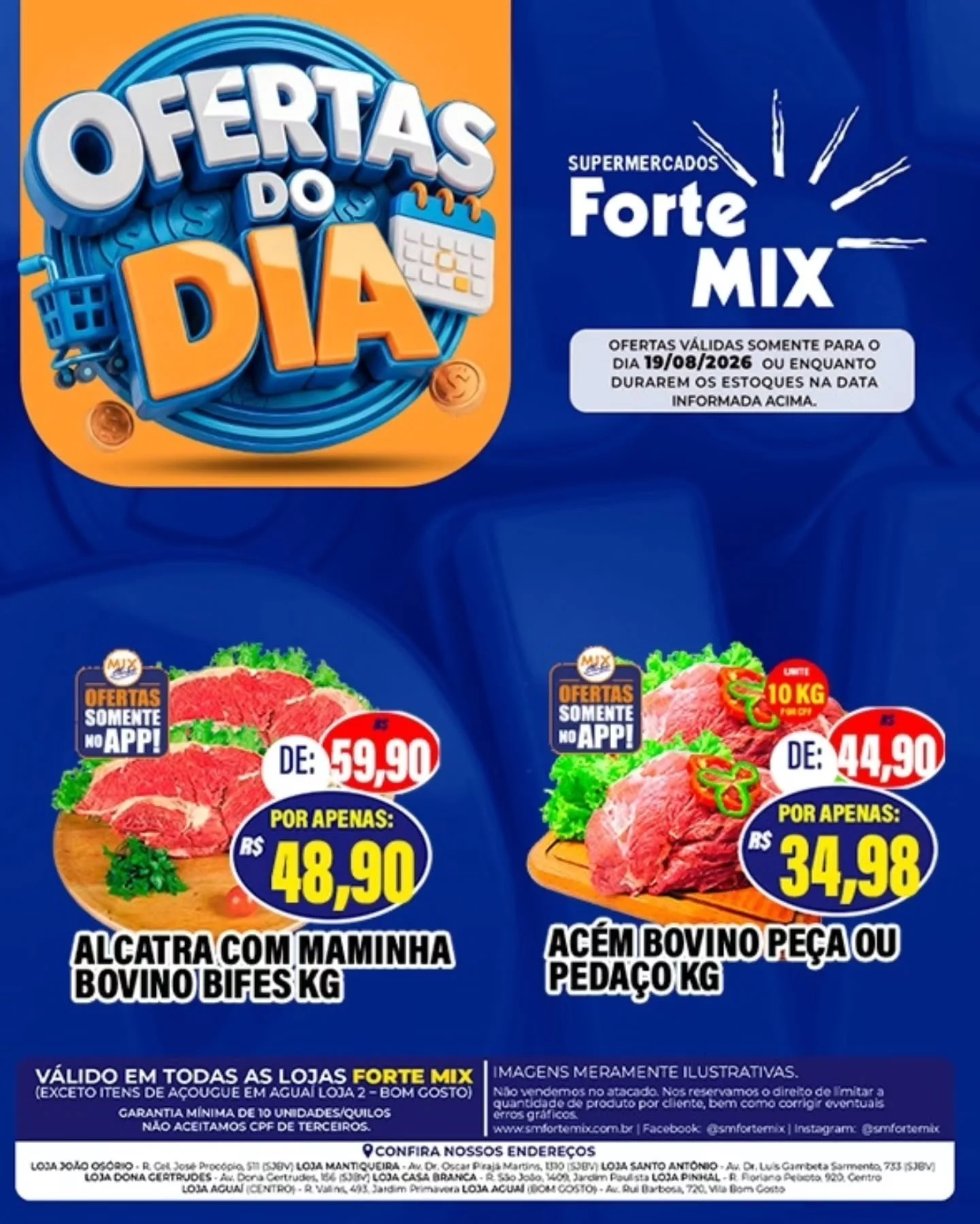 Ofertas Supermercados Forte Mix – 19/08/2026