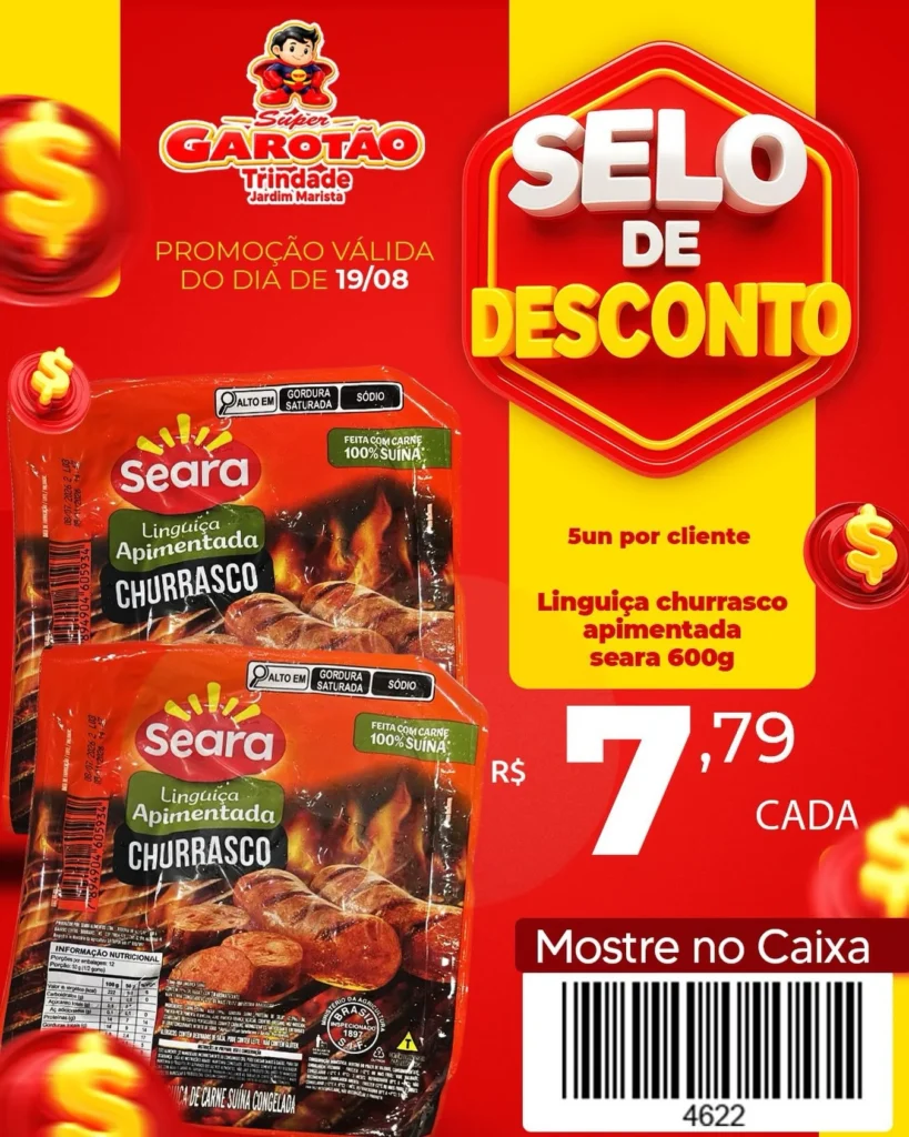 Ofertas Supermercado Garotão – 19/08/2026 Ofertas Supermercado Garotão – 19/08/2026