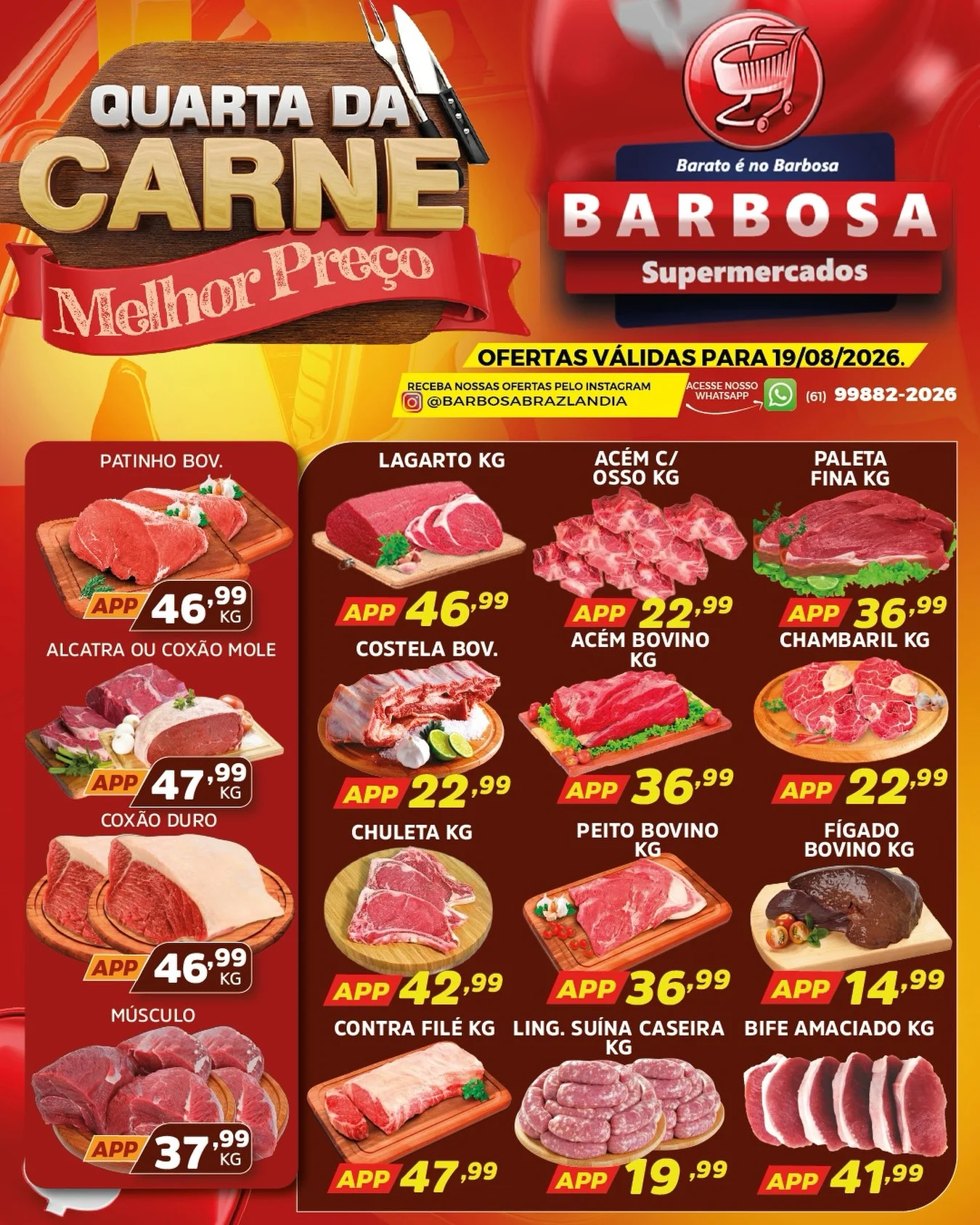 Ofertas SUPERMERCADOS BARBOSA 🛒 – 20/08/2026