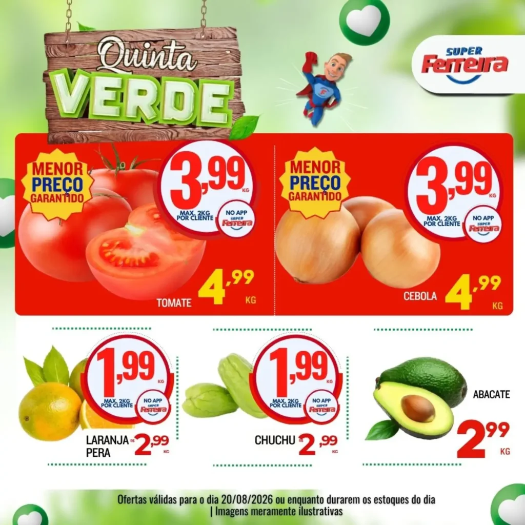 Ofertas Super Ferreira – 20/08/2026