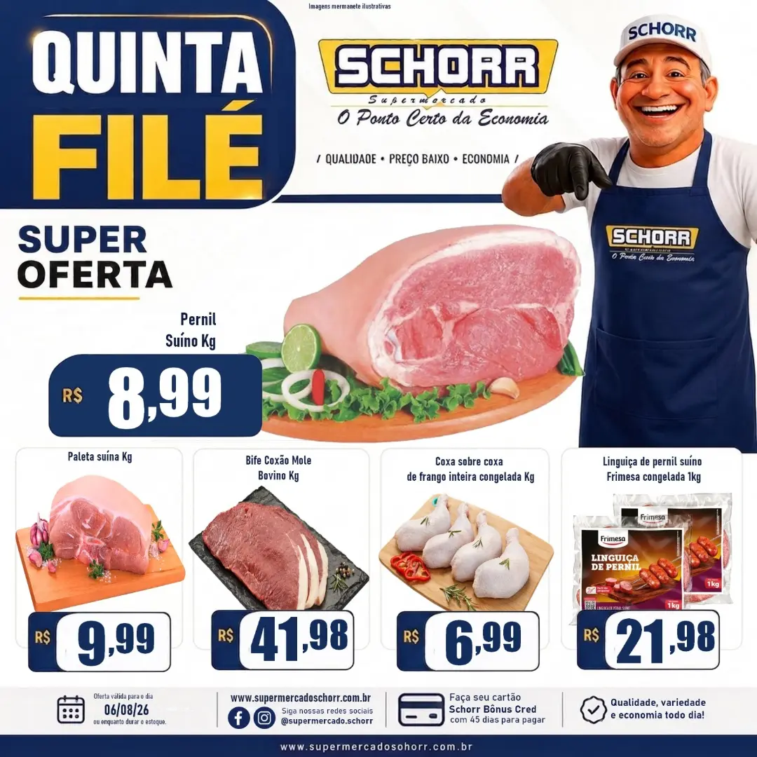 Ofertas Schorr supermercado – 20/08/2026