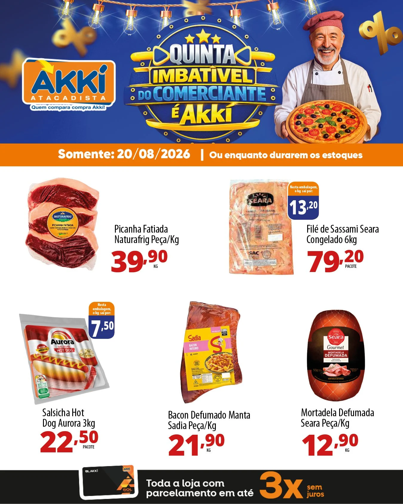 Ofertas Akkí Atacadista – 20/08/2026