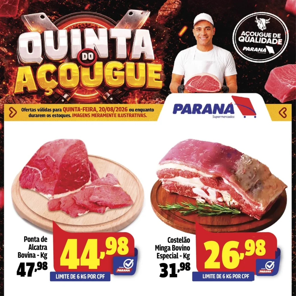 Ofertas Paraná Supermercados – 20/08/2026 Ofertas Paraná Supermercados – 20/08/2026