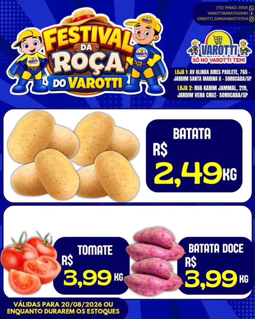 Ofertas Varotti- só no varotti tem – 20/08/2026