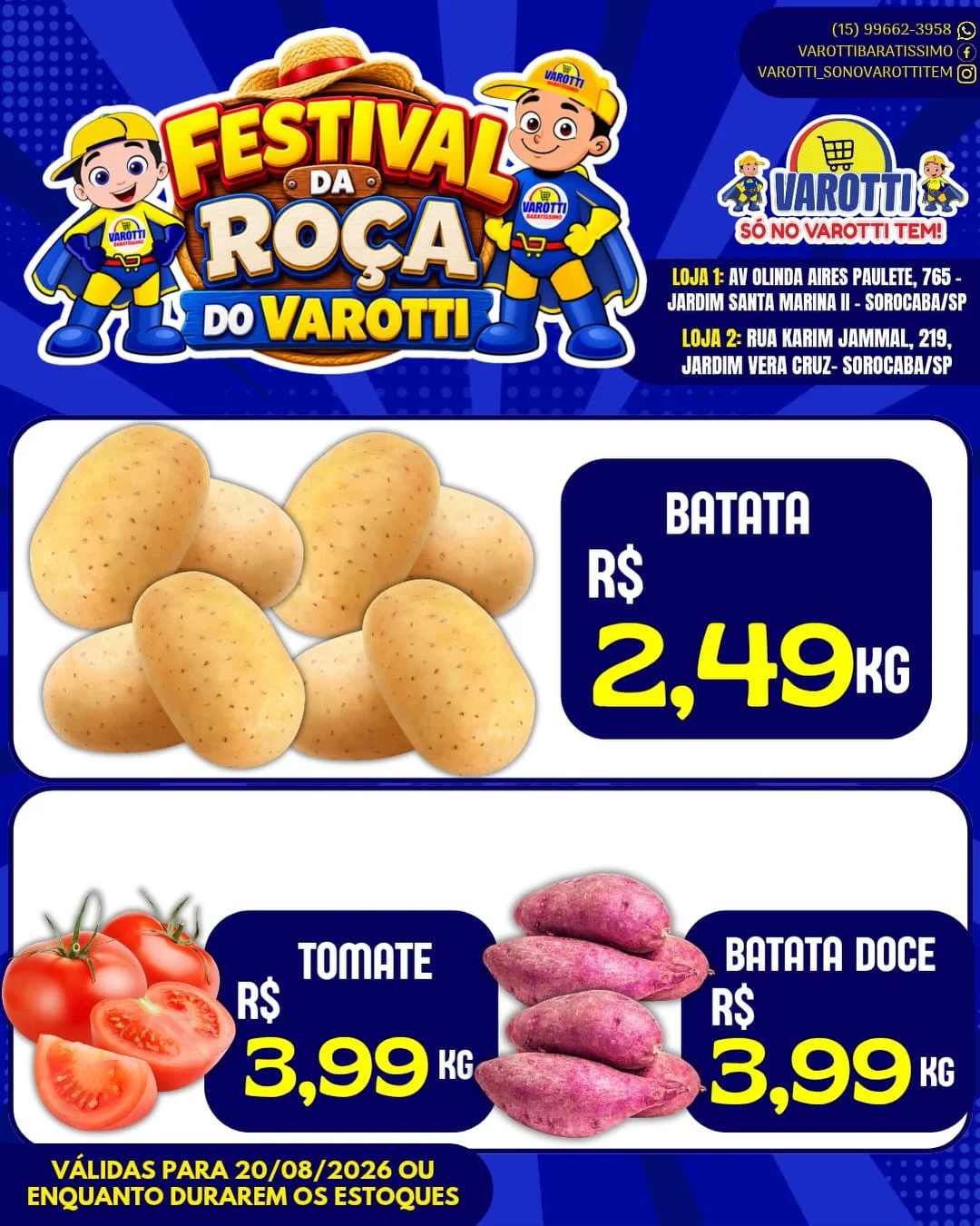 Ofertas Varotti- só no varotti tem – 20/08/2026