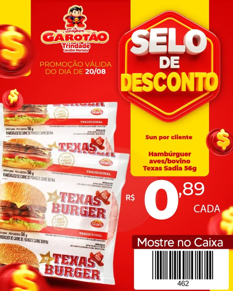 Ofertas Supermercado Garotão – 20/08/2026 Ofertas Supermercado Garotão – 20/08/2026