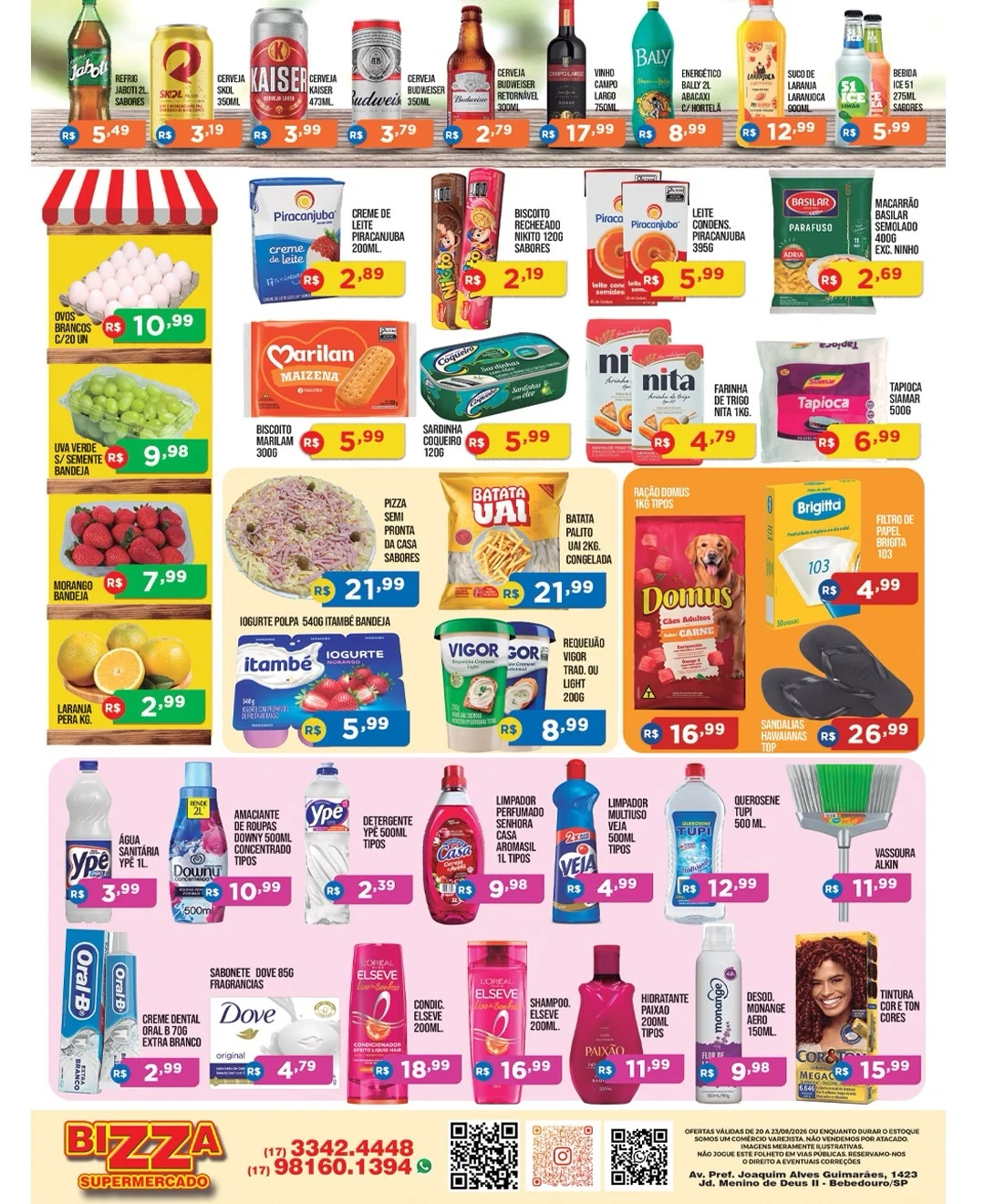 Ofertas Bizza Supermercado Jd. Menino Deus II - Bebedouro