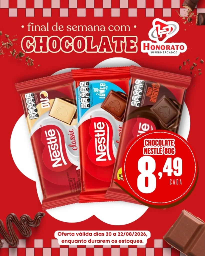 Ofertas Honorato Supermercados – 20/08/2026