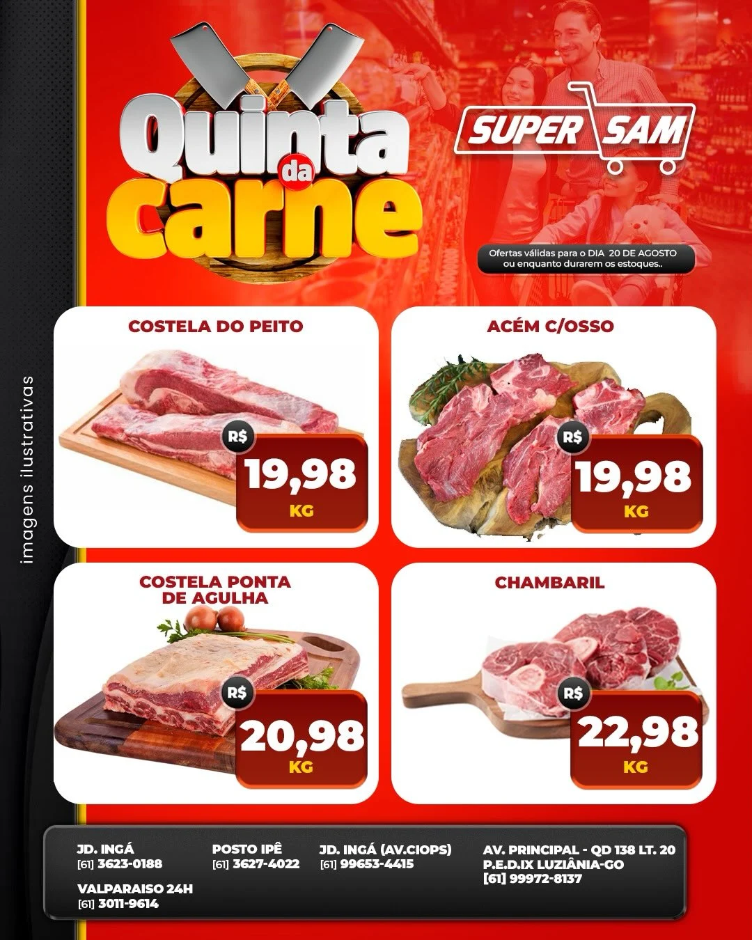 Ofertas Rede Supersam – 20/08/2026
