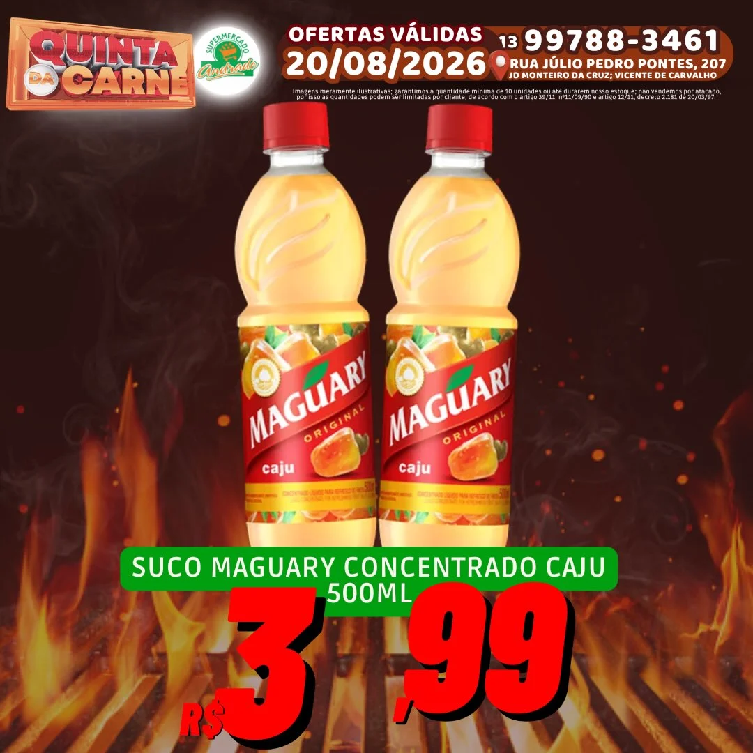 Ofertas Supermercado Andrade – 20/08/2026