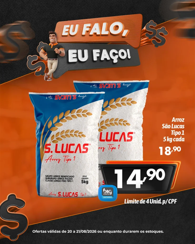 Ofertas Supermercados Big Compra – 21/08/2026 Ofertas Supermercados Big Compra – 21/08/2026