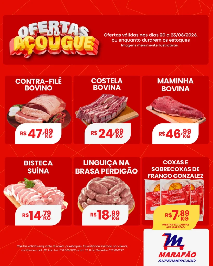 Ofertas Marafão Supermercado – 20/08/2026