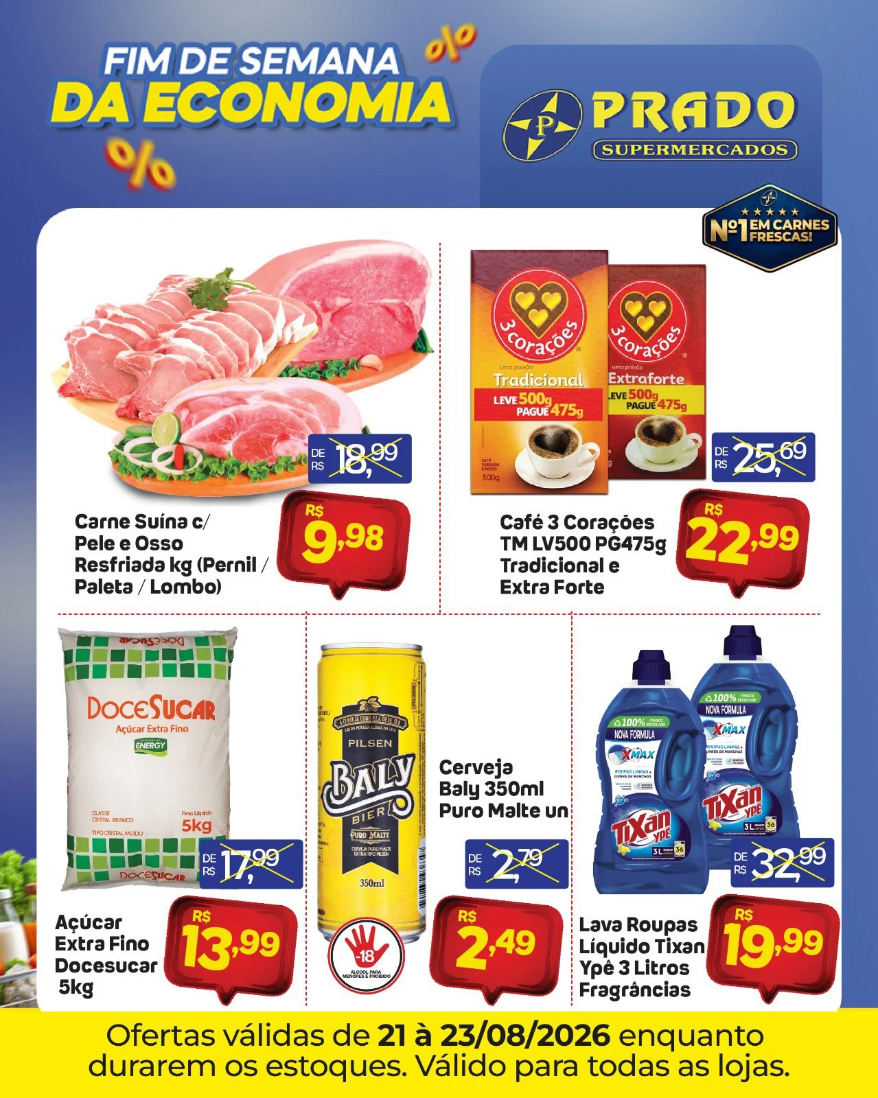 Ofertas Perfil oficial – Prado supermercados – 23/08/2026