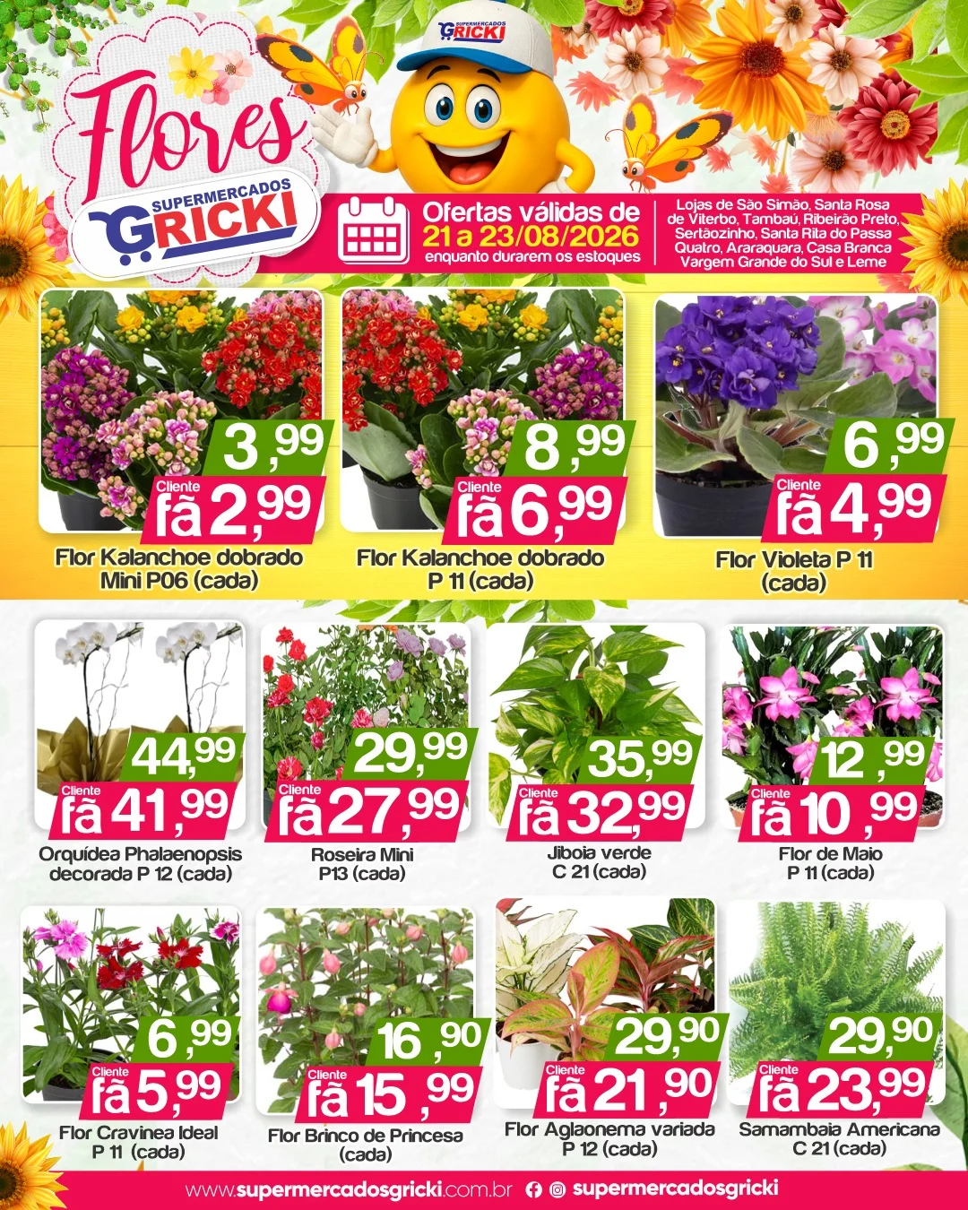 Ofertas Supermercados Gricki – 23/08/2026