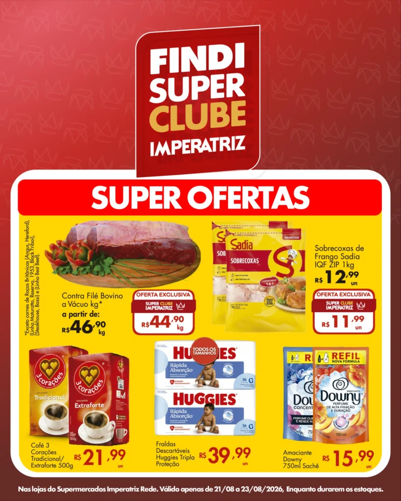 Ofertas Rede Supermercados Imperatriz – 23/08/2026