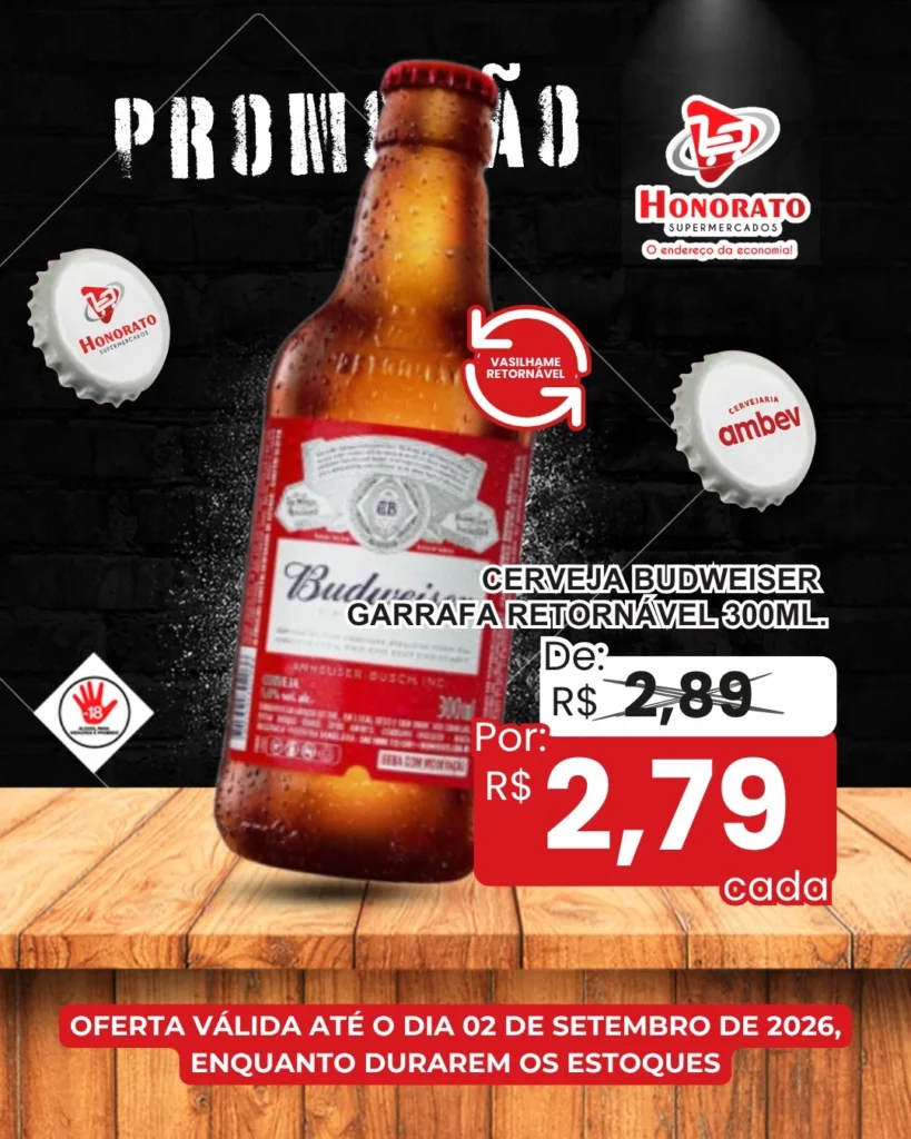 Ofertas Honorato Supermercados – 21/08/2026