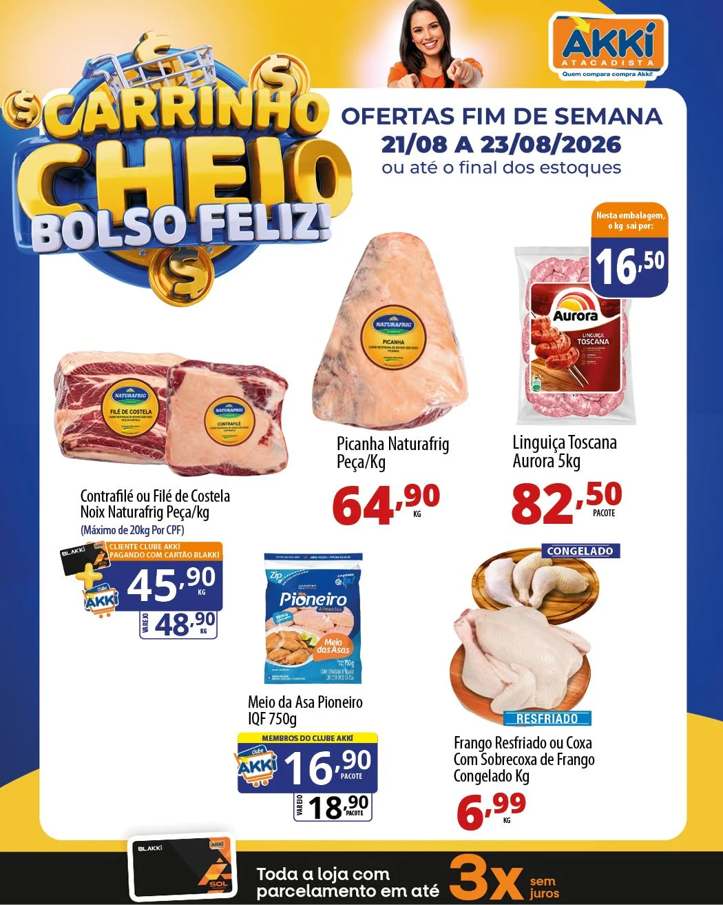 Ofertas Akkí Atacadista – 23/08/2026