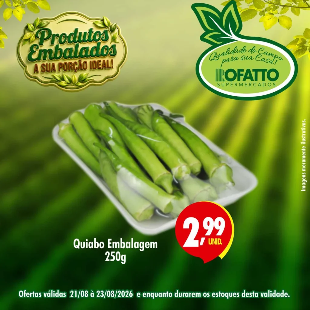Ofertas Rofatto Supermercados – 21/08/2026