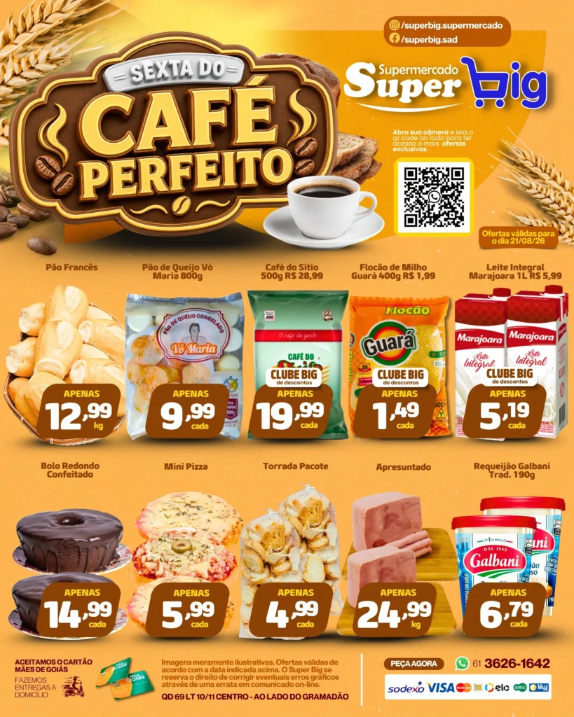 Ofertas Supermercado Super Big  🛒 – 21/08/2026