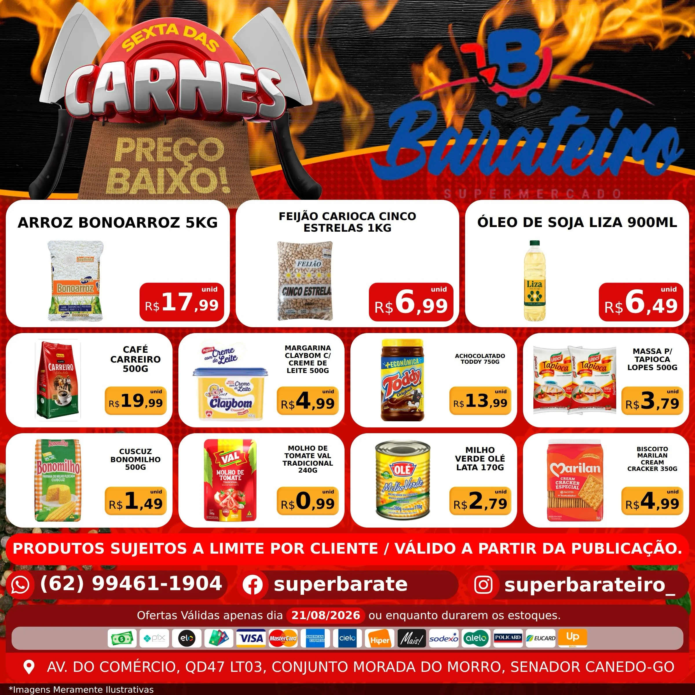 Ofertas Super Barateiro Supermercado