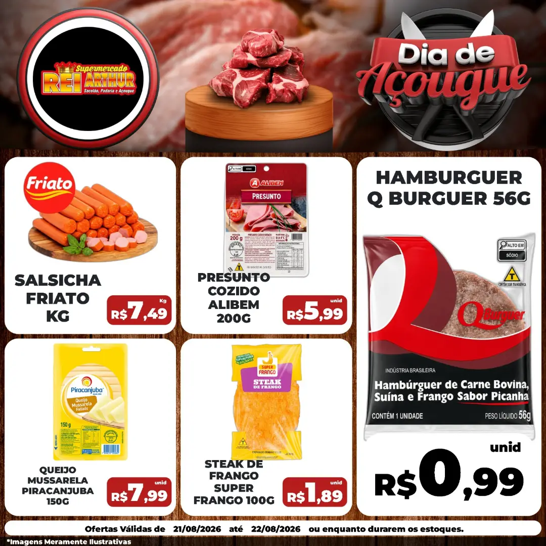 Ofertas Supermercado Rei Arthur💥