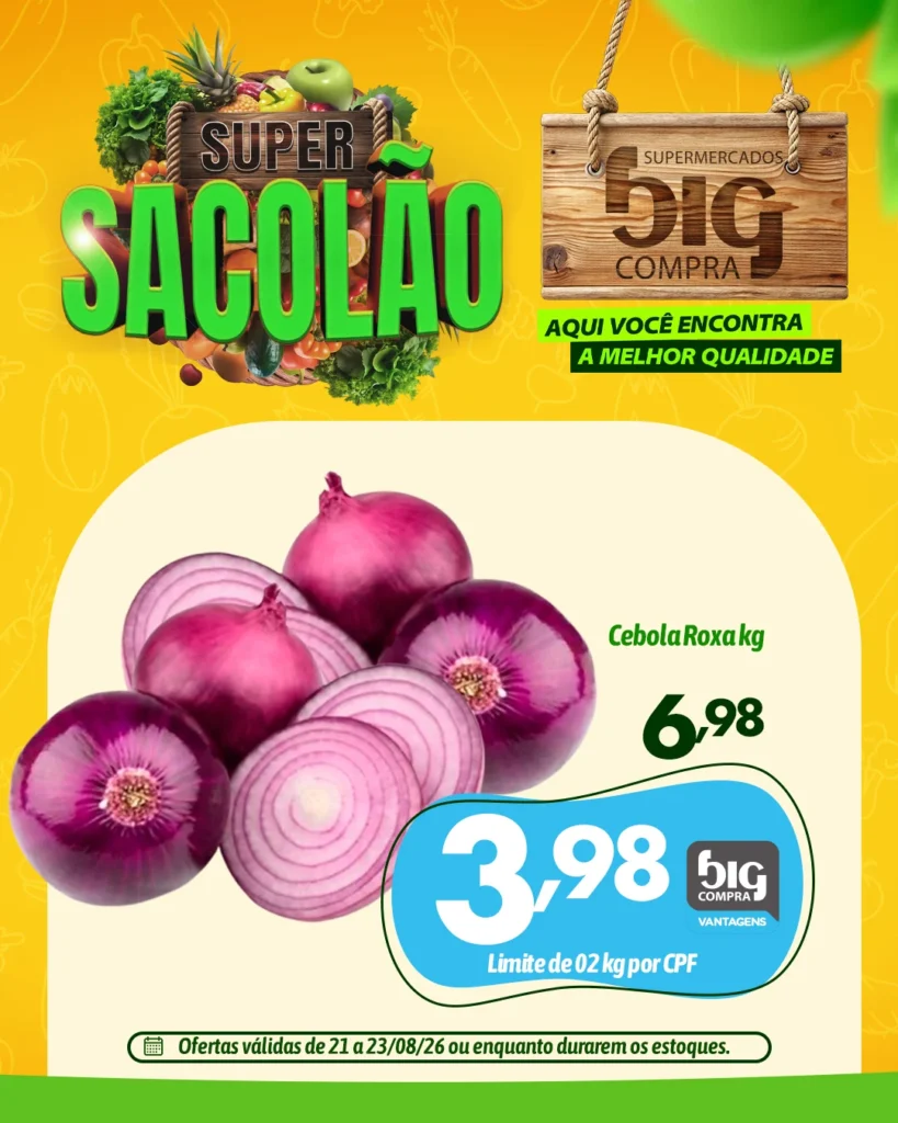 Ofertas Supermercados Big Compra – 23/08/2026 Ofertas Supermercados Big Compra – 23/08/2026
