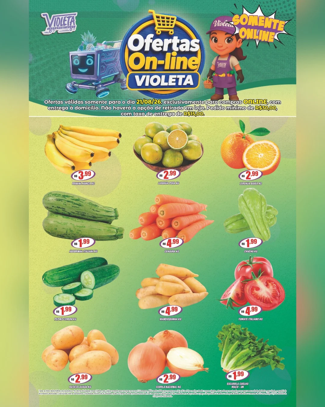 Ofertas Supermercado Violeta Oficial – 21/08/2026 Ofertas Supermercado Violeta Oficial – 21/08/2026