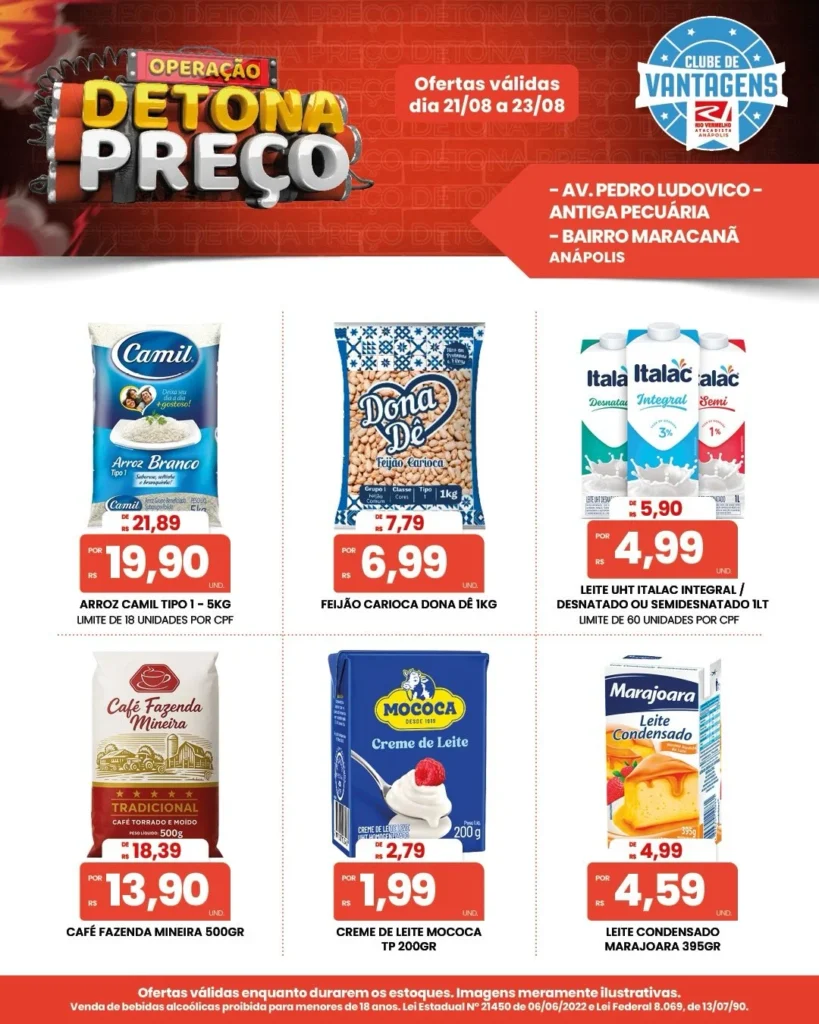 Ofertas Rio Vermelho Atacadista – 23/08/2026 Ofertas Rio Vermelho Atacadista – 23/08/2026