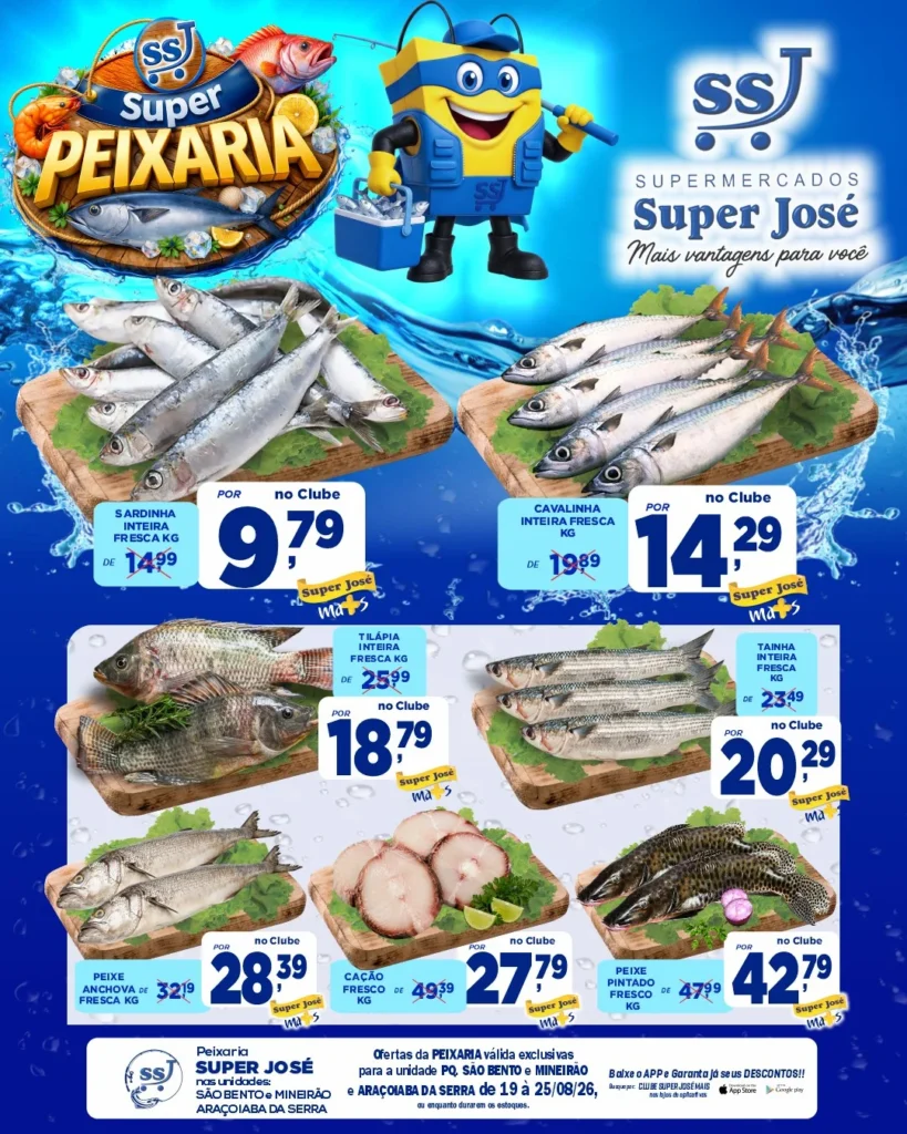 Ofertas Supermercado Super José – 25/08/2026 Ofertas Supermercado Super José – 25/08/2026