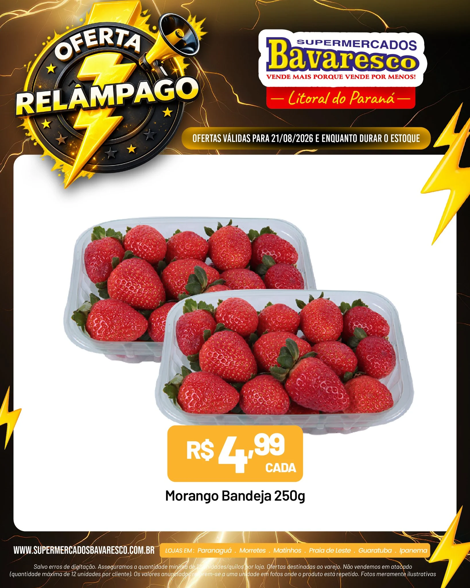 Ofertas Supermercados Bavaresco – 21/08/2026