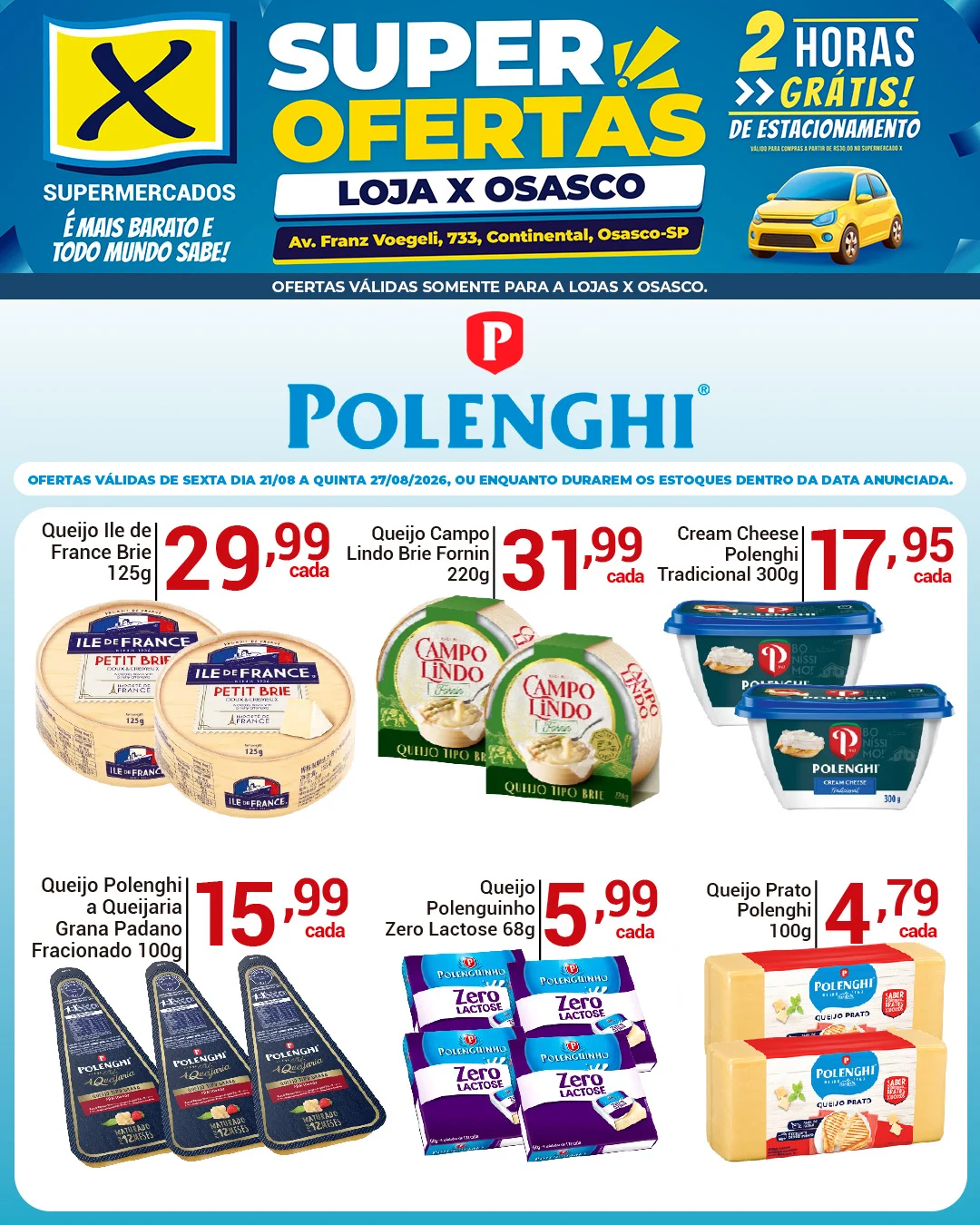 Ofertas Rede X Supermercados