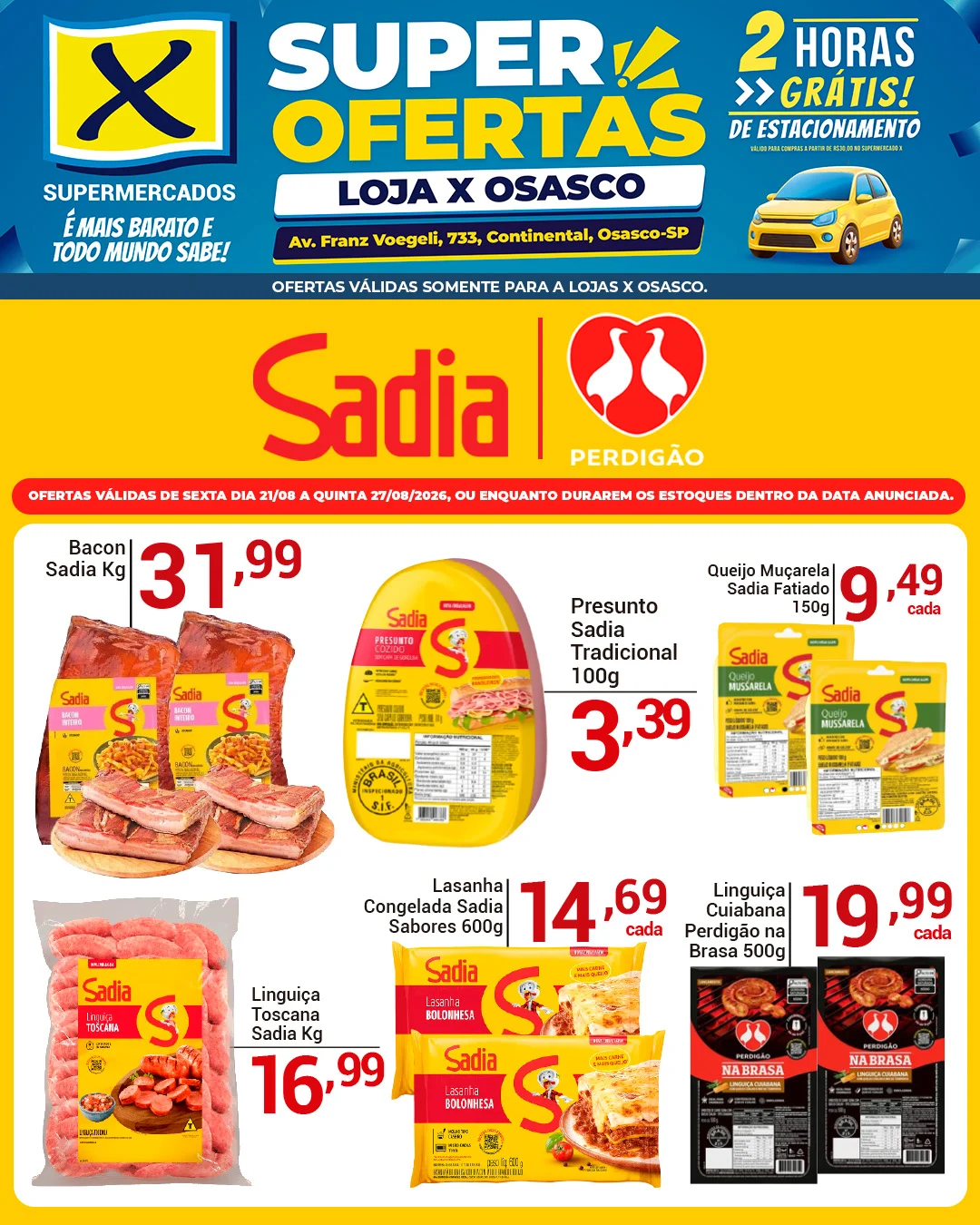 Ofertas Rede X Supermercados