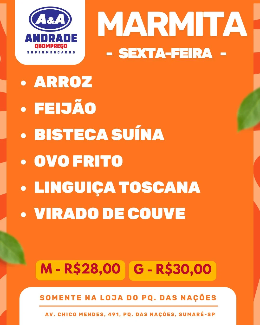Ofertas Supermercados Andrade Qbompreço – 21/08/2026