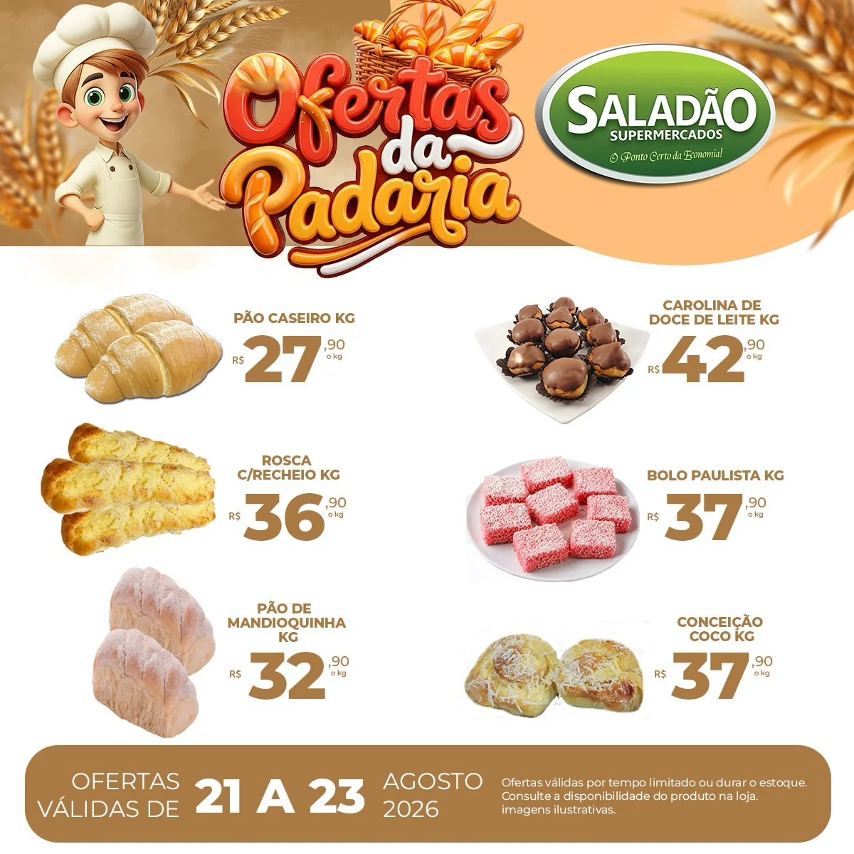 Ofertas Saladão Supermercados – 23/08/2026