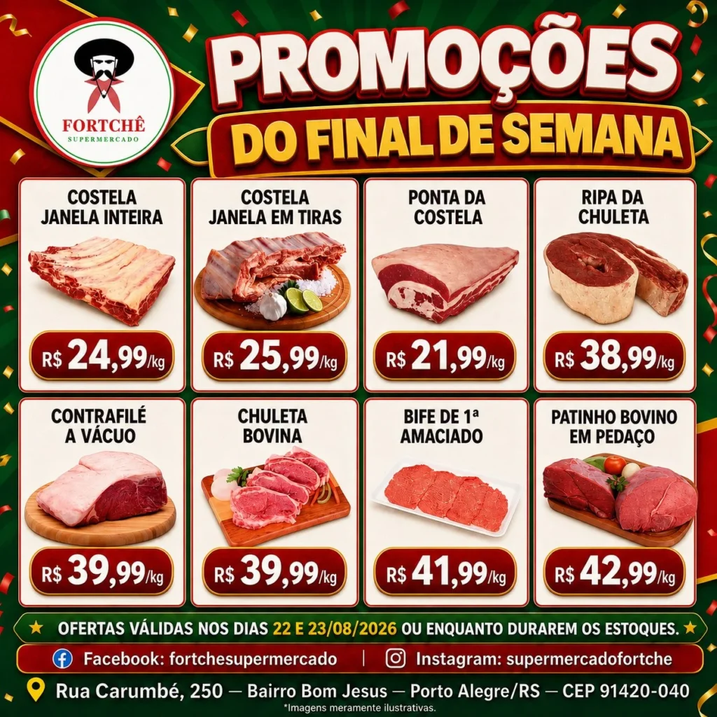 Ofertas Super Fortchê – 25/08/2026