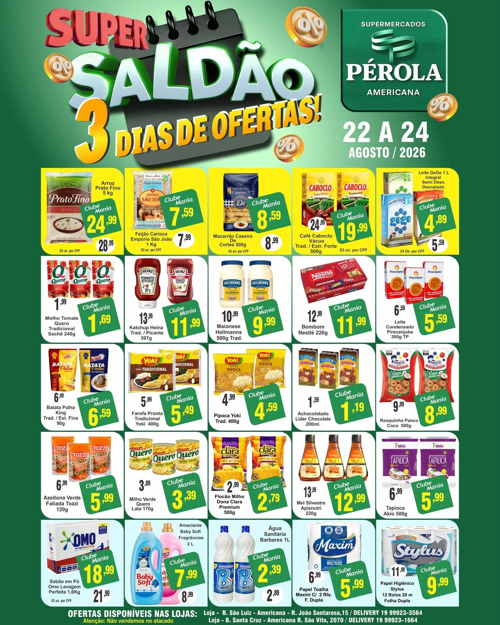 Ofertas Supermercados Pérola Americana